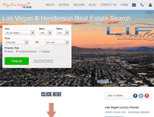 Tablet Screenshot of mylasvegasplace.com